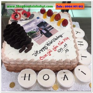 Bánh Sinh Nhật In Hình Ảnh - H753